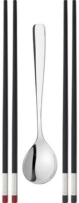 Produktbild von ZWILLING Chopstick Baguettes, 5 Stück, mit Servierlöffel