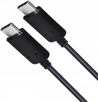 Image de TB USB C - USB C cable 1 m. silicone black