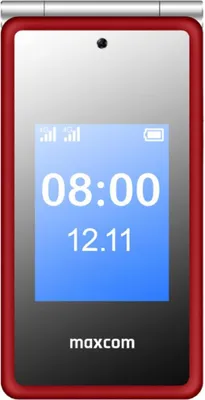 Zdjęcie produktu dla MaxCom Comfort MM835, Telefon z klapką, Dual SIM, 8,89 cm (3.5"), 0,3 MP, 1400 mAh, Czerwony