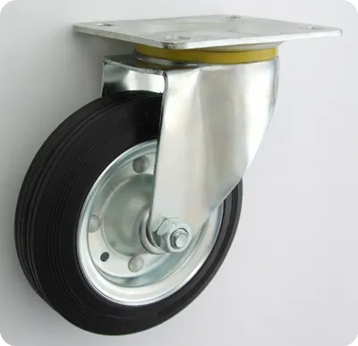 Immagine prodotto di Ruota In Metallo-Gomma 160 Mm Girevole 42