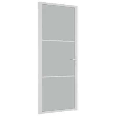 Obrázek produktu pro interiérové dveře vidaXL 83x201,5 cm bílé matné sklo a hliník
