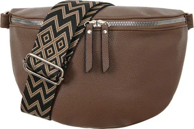 Produktbild von Leoberg Body Bag aus Kunstleder - Umhängetasche in 311106-Braun-6