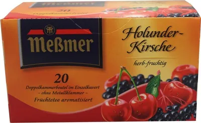 Produktbild von Meßmer Holunder-Kirsche-Tee
