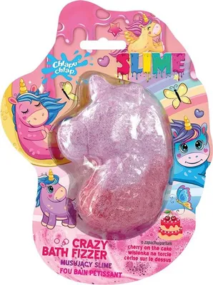 Produktbild von CHLAPU CHLAPU Sprudelnder Badeschleim EINHORN - Kirschduft 1 Stück.