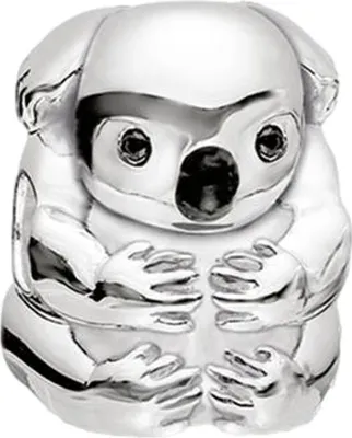 Produktbild von Thomas Sabo Damen Bead 925 Silber Silber/Schwarz Koalabär K0195-041-11