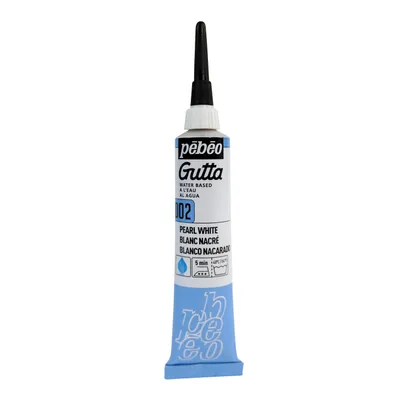 Produktbild von Pebeo Gutta Silk Outliner, 20 ml, 02 Perlweiß