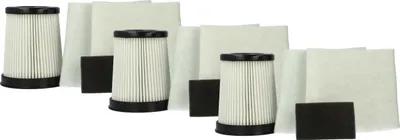 Produktbild von vhbw 12-tlg. Filter-Set kompatibel mit Dirt Devil M2881-8, M2881-9, M2881-7 Staubsauger