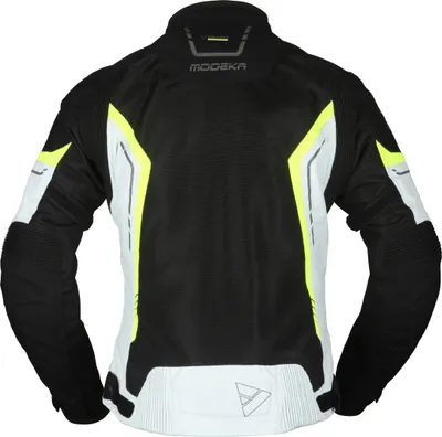 Produktbild von Modeka Khao Air Damen Motorrad Textiljacke Farbe: Schwarz/Grau/Neon, Grösse: 36