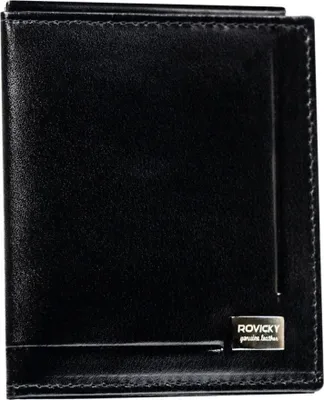Produktbild von Rovicky Portemonnaie aus Leder für Männer Naafis schwarz One size