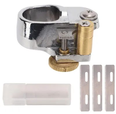 Imagen del producto de Cortador de cuero, afilador de bordes de cuero, herramientas manuales para proyectos de bricolaje, herramienta para cortar cuero