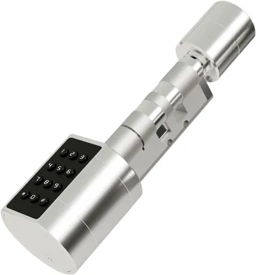 Produktbild von Elektronisches Smart Lock, Fingerabdruck & Zahlencode, WLAN/App/RFID, verstellbar 35-100 mm