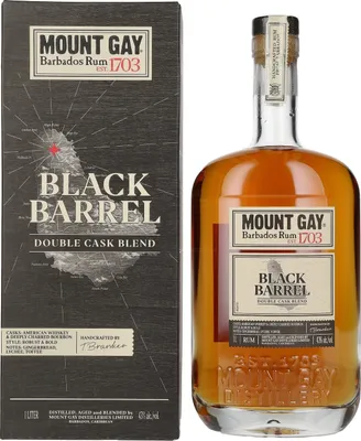 Produktbild von Mount Gay 1703 BLACK BARREL Barbados Rum 43% Vol. 1l in Geschenkbox
