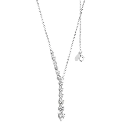 Produktbild von Halsketten   Y-Kette Comete Silber Von 43 cm bis 49 cm  Kollektion Farfalle - frau