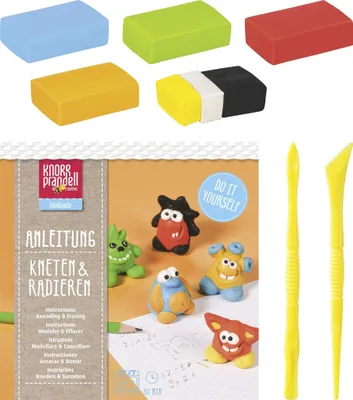 Produktbild von KNORR PRANDELL 212159101 Bastel-Set Monsterland Kneten & Radieren