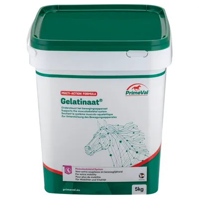 Productafbeelding van PrimeVal Gelatine voor paarden - bevordert de spierconditie en draagt bij aan sterke botten - 5 kg