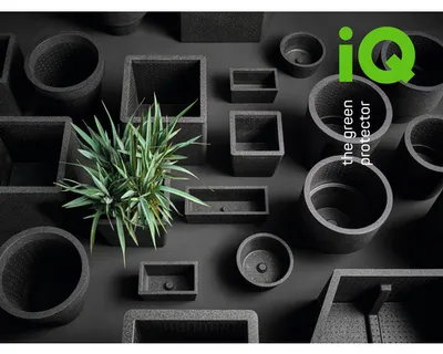 Produktbild von the-green-protector, Pflanzgefäß, 78 x 19.7 x 19.5 cm, Kunststoff, schwarz
