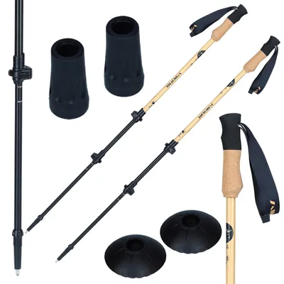 Zdjęcie produktu dla Viking Bambu Pro Brown 65 - 135 cm Kije trekkingowe