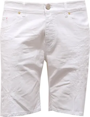 Produktbild von 6180AH bermuda uomo PREMIUM MOOD DENIM SUPERIOR off white Baumwolle shorts man