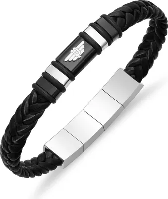 Produktbild von Police Leder Herrenarmband PEAGB0040401