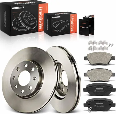 Immagine prodotto di Frankberg 2x dischi freno 4x pastiglie freno asse anteriore per Opel Adam M13 Corsa D S07