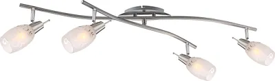 Produktbild von Globo Lighting Strahler Metall verchromt, 4x E14