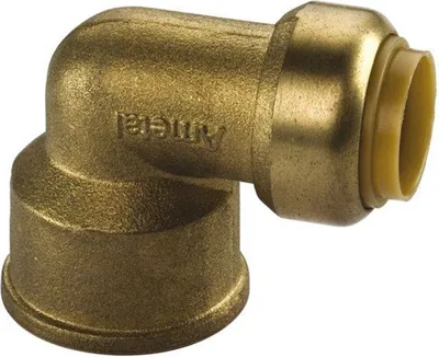 Produktbild von Kupfer Steckfitting Tectite Übergangswinkel Innengewinde 90° 18 mm 1/2' DVGW