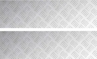 Zdjęcie produktu dla vidaXL Stopień schodowy prostokątny 2 szt. srebrny 70 x 20 cm aluminium