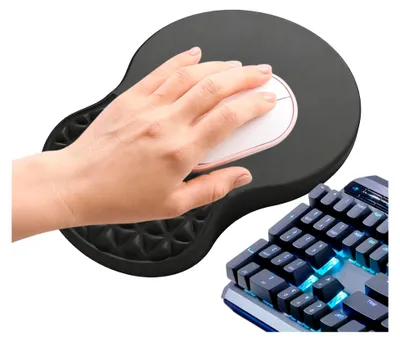 Produktbild von Ergonomisches Massage-Mauspad mit Handballenauflage für Schreibtisch und Büro