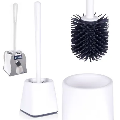 Produktbild von Orion Toilettenbürste Klobürste Klobürstenhalter WC-Bürste für Toilette mit Behälter weiß