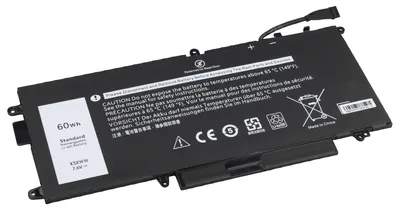 Obrázek produktu pro Baterie vhodná pro Dell Latitude 7390 2v1, Li-polymerová, 7,6 V, 7894 mAh, 60,0 Wh, bez nutnosti použití nářadí