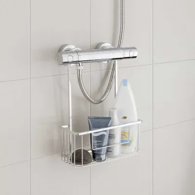 Produktbild von Hängendes Bad-/Duschregal, poliertes Chrom