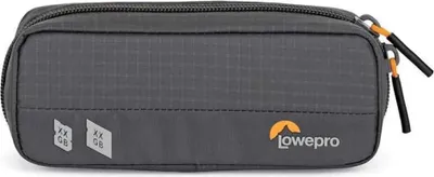 Productafbeelding van Lowepro etui voor geheugenkaarten, model Lp37186-grl, grijs. Kleur: grijs. Eén maat