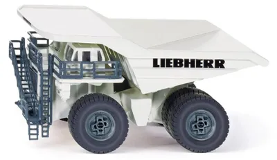 Zdjęcie produktu dla Siku wywrotka Liebherr T 264 pojazd budowlany model biały; 1807
