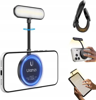 Image de Lampe LED magnétique flexible MagSafe pour téléphone, idéale pour la lecture – ULANZI / M10 / L289