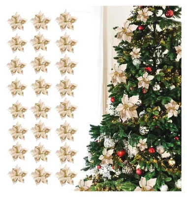 Produktbild von Künstlicher Weihnachtsbaum und Weihnachtskranz Girlande für saisonale Dekorationen