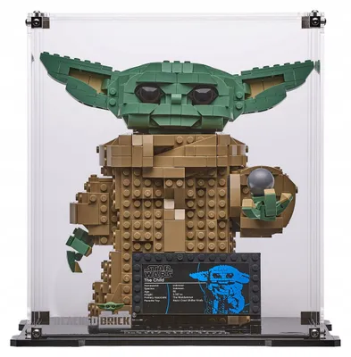 Productafbeelding van Zwarte displayvitrine voor LEGO® Star Wars 75318 – The Child