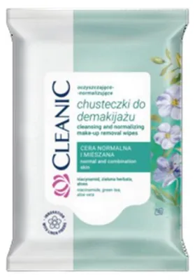 Productafbeelding van Cleanic Micellaire reinigingsdoekjes voor het verwijderen van make-up, 10 stuks