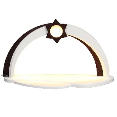 Imagen del producto de Arco decorativo sin luces LED, eléctrico, dimensiones 44x25 cm, nuevo