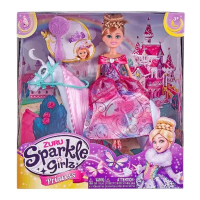Image de Zuru Sparkle Girlz : Princesse avec cheval + accessoires