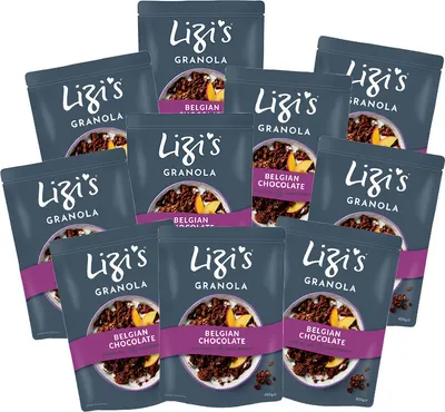 Produktbild von LIZI's Granola, Belgian Chocolate (10x 400g)