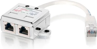 Produktbild von equip Anschlussverdoppler RJ45 Cat.5 UTP/STP