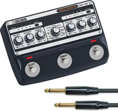 Produktbild von Boss DM-101 Delay Machine Effektpedal mit Kabel