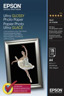 Immagine prodotto di Epson C13S041927 Carta Fotografica Lucida A415F Bianco
