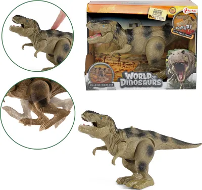 Obrázok produktu pre Toi-Toys 31510A - Svet dinosaurov - Dino T-Rex (chodiaci, so zvukom) Zvuk chodiaceho dinosaura