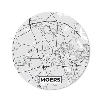 Produktbild von MuchoWow® Mauspad Mousepad Karte - Deutschland - Stadtplan - Moers 50x50 cm - Mousepads - Maus Mat - Pad - Mausunterlage - Vinyl
