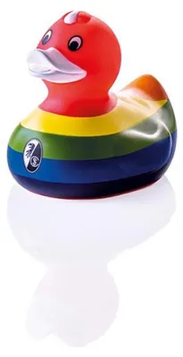 Produktbild von SC Freiburg Badeente Regenbogen
