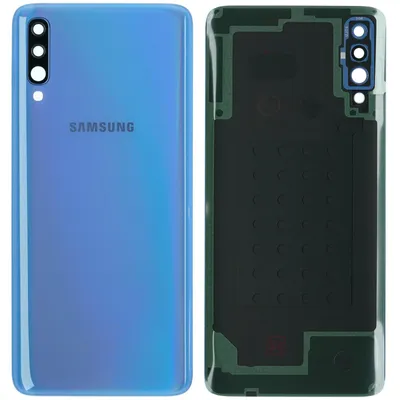 Produktbild von Samsung Galaxy A70 (SM-A705F) Backcover + Kameraglas + Kleber, Blau