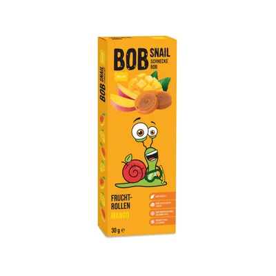 Produktbild von Bob Snail Mango Fruchtrollen 30g