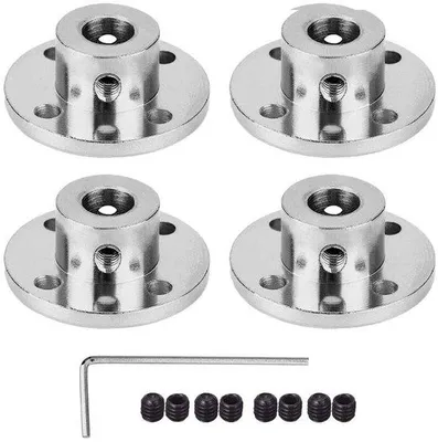 Productafbeelding van Set van 4 flensverbindingen voor askoppelingen voor modelmotoren 8 mm 8 mm