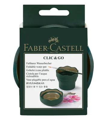 Immagine prodotto di FABER-CASTELL Wasserbecher Clic&Go Art & Graphic